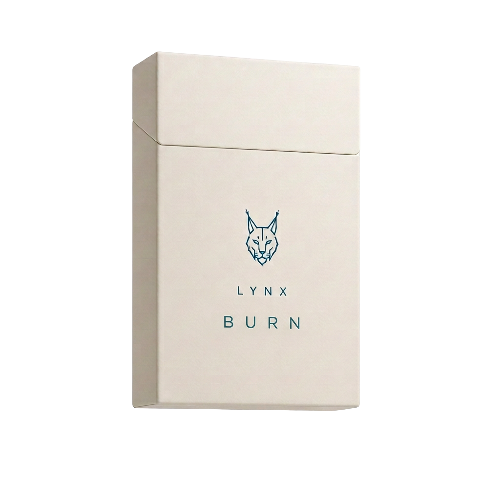 Lynx Burn matte blue jar